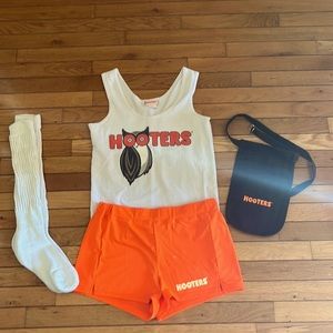 Hooters Girl costume worn once
